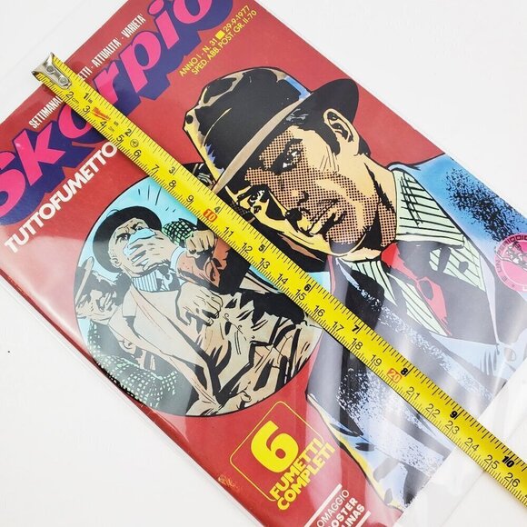 Skorpio Italian Comic Book #31 Lancio Vintage 1977 w/ Poster Tuttofumetto VF - Picture 11 of 11